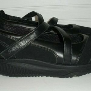 Skechers Shape-ups Relaxed Fit Women Sz 8 Black